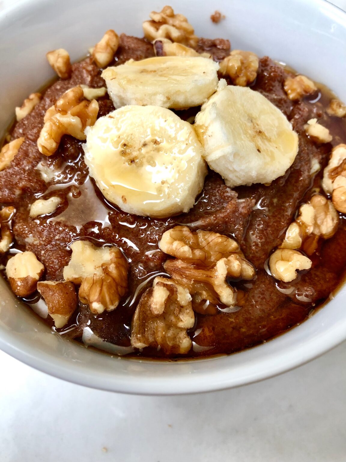 Easy Banana Teff Porridge Gluten Free Gut Health Nutritionist