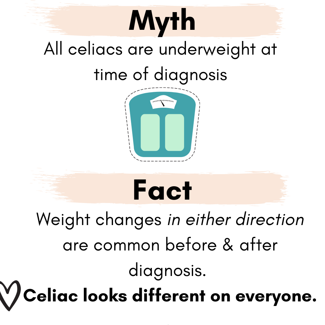 Myth about underweight and celiac picture